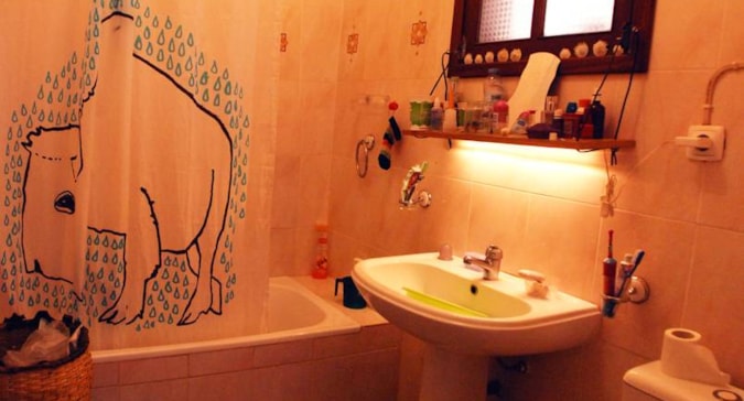 Holiday apartment bathroom
